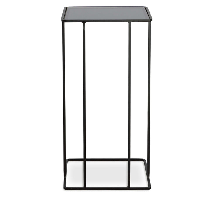 Cadmus Accent Table Brushed Black-Furniture-Uttermost-Lighting Design Store