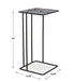 Cadmus Accent Table Brushed Black-Furniture-Uttermost-Lighting Design Store