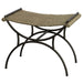 Playa Bench Brushed Gunmetal-Furniture-Uttermost-Lighting Design Store
