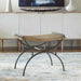 Playa Bench Brushed Gunmetal-Furniture-Uttermost-Lighting Design Store