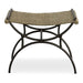 Playa Bench Brushed Gunmetal-Furniture-Uttermost-Lighting Design Store
