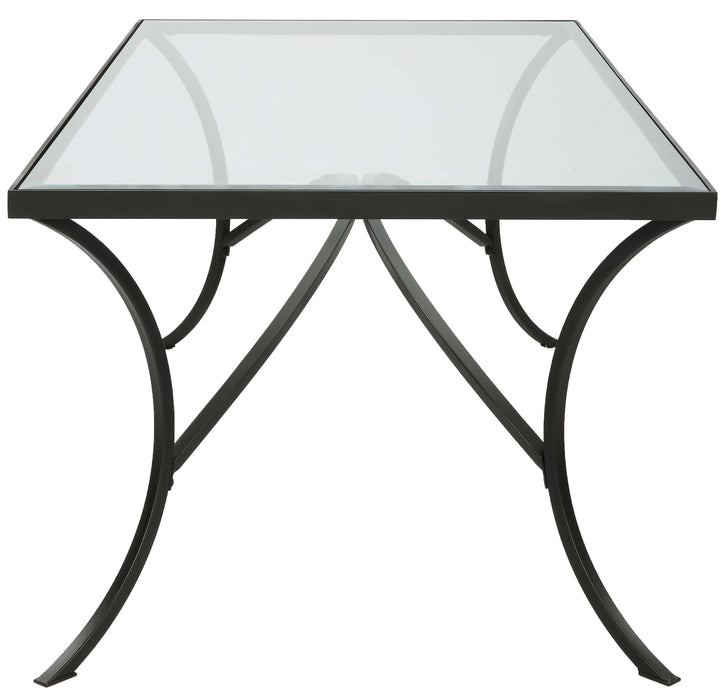 Alayna Coffee Table Satin Black-Furniture-Uttermost-Lighting Design Store