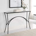 Alayna Console Table Satin Black-Furniture-Uttermost-Lighting Design Store