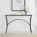 Alayna Console Table Satin Black-Furniture-Uttermost-Lighting Design Store