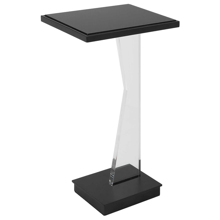 Angle Accent Table Black-Furniture-Uttermost-Lighting Design Store