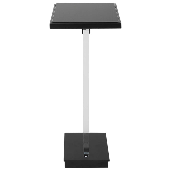 Angle Accent Table Black-Furniture-Uttermost-Lighting Design Store