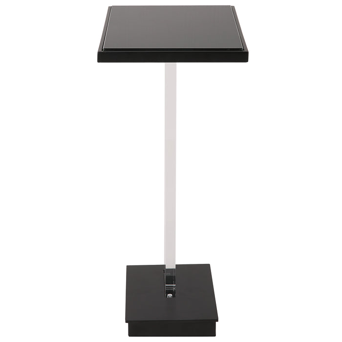 Angle Accent Table Black-Furniture-Uttermost-Lighting Design Store