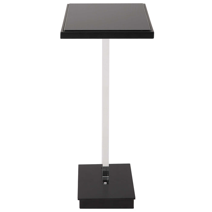 Angle Accent Table Black-Furniture-Uttermost-Lighting Design Store