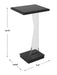 Angle Accent Table Black-Furniture-Uttermost-Lighting Design Store