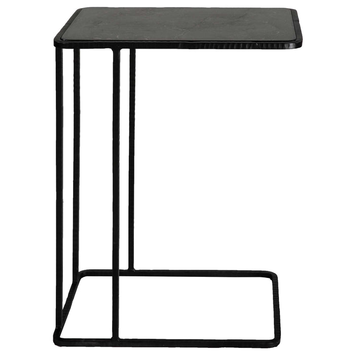 Cavern Accent Table Polished Bluestone-Furniture-Uttermost-Lighting Design Store