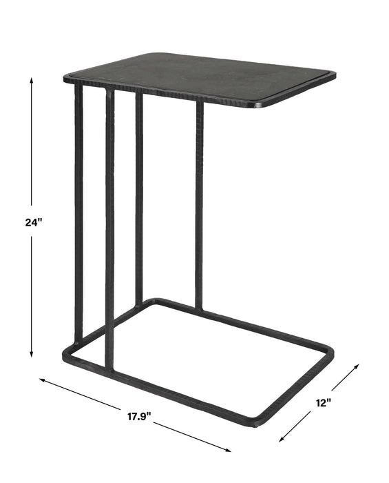 Cavern Accent Table Polished Bluestone-Furniture-Uttermost-Lighting Design Store