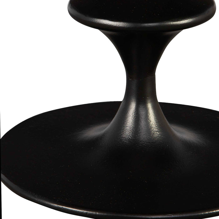 Flight Accent Table Satin Black-Furniture-Uttermost-Lighting Design Store