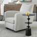 Flight Accent Table Satin Black-Furniture-Uttermost-Lighting Design Store