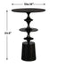 Flight Accent Table Satin Black-Furniture-Uttermost-Lighting Design Store