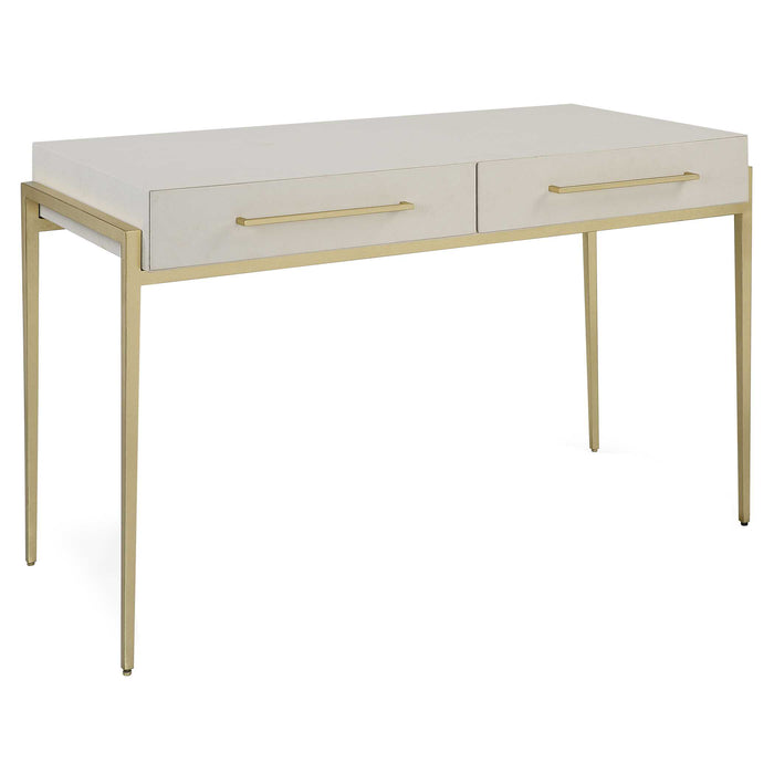 Jewel Desk Gold Leaf-Furniture-Uttermost-Lighting Design Store