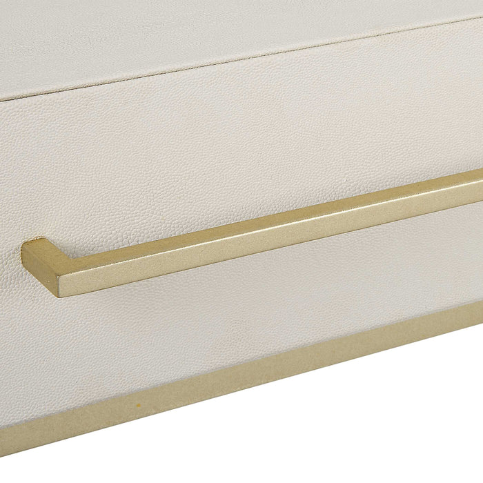 Jewel Desk Gold Leaf-Furniture-Uttermost-Lighting Design Store