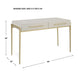 Jewel Desk Gold Leaf-Furniture-Uttermost-Lighting Design Store