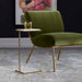 Elevate Drink Table Brushed Brass-Furniture-Uttermost-Lighting Design Store