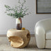 Sola Side Table Natural Bleached Teak-Furniture-Uttermost-Lighting Design Store