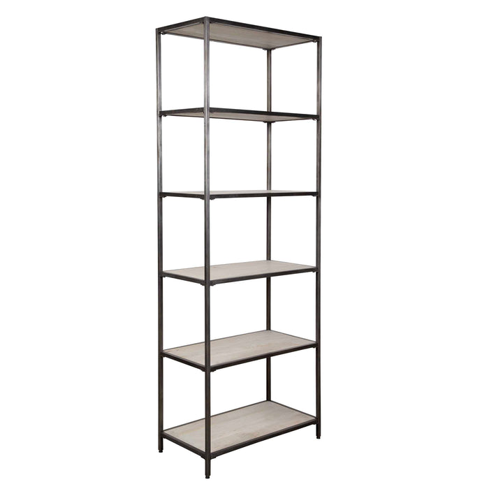 Baldwin Etagere Gunmetal-Furniture-Uttermost-Lighting Design Store