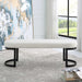 Infinity Bench Matte Black-Furniture-Uttermost-Lighting Design Store