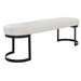 Infinity Bench Matte Black-Furniture-Uttermost-Lighting Design Store