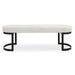 Infinity Bench Matte Black-Furniture-Uttermost-Lighting Design Store