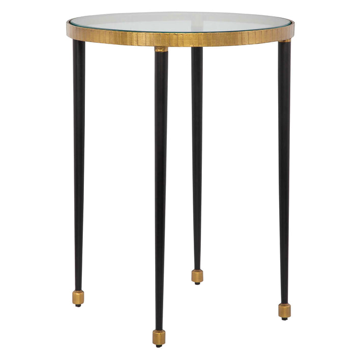 Stiletto Side Table Antique Gold-Furniture-Uttermost-Lighting Design Store