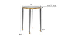 Stiletto Side Table Antique Gold-Furniture-Uttermost-Lighting Design Store
