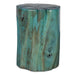 Habitat Accent Stool Rich Blue-green Stain Highlighting-Furniture-Uttermost-Lighting Design Store