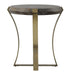 Unite Side Table Brushed Brass-Furniture-Uttermost-Lighting Design Store