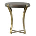 Unite Side Table Brushed Brass-Furniture-Uttermost-Lighting Design Store