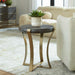 Unite Side Table Brushed Brass-Furniture-Uttermost-Lighting Design Store