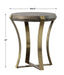 Unite Side Table Brushed Brass-Furniture-Uttermost-Lighting Design Store