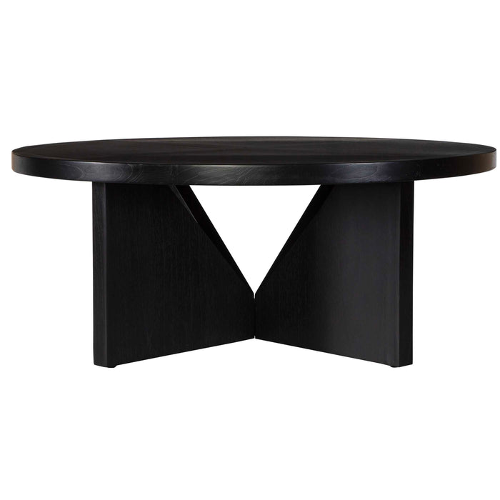 Nadette Coffee Table Dark Espresso-Furniture-Uttermost-Lighting Design Store