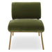 Knoll Accent Chair Brushed Brass-Furniture-Uttermost-Lighting Design Store