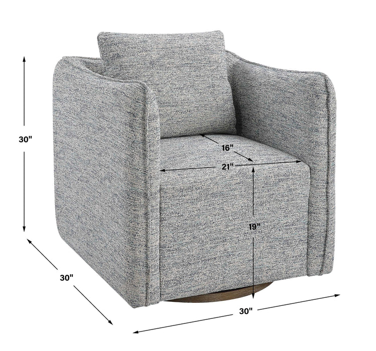 Corben Chair Weathered Gray Stain-Furniture-Uttermost-Lighting Design Store