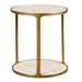 Clench Side Table Antique Brass-Furniture-Uttermost-Lighting Design Store