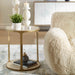Clench Side Table Antique Brass-Furniture-Uttermost-Lighting Design Store