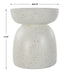 Inhale Accent Table Matte White-Furniture-Uttermost-Lighting Design Store