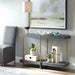 Taja Console Table Brushed Brass-Furniture-Uttermost-Lighting Design Store