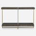 Taja Console Table Brushed Brass-Furniture-Uttermost-Lighting Design Store