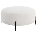 Arles Ottoman Satin Black-Furniture-Uttermost-Lighting Design Store