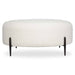 Arles Ottoman Satin Black-Furniture-Uttermost-Lighting Design Store