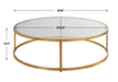Radius Coffee Table Antiqued Gold-Furniture-Uttermost-Lighting Design Store