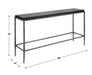 Crescendo Console Table Dark Silver-Furniture-Uttermost-Lighting Design Store