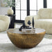 Gilded Dome Coffee Table-Uttermost-Lighting Design Store