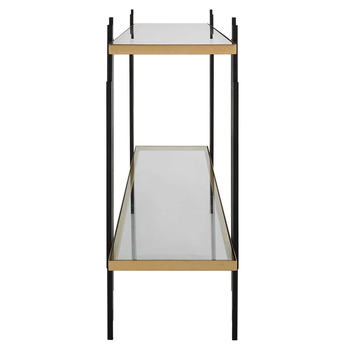 Empire Console Table Gold Leaf-Furniture-Uttermost-Lighting Design Store