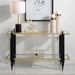 Empire Console Table Gold Leaf-Furniture-Uttermost-Lighting Design Store
