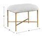 Charmed Bench Soft Gold-Furniture-Uttermost-Lighting Design Store